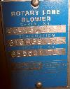  ROOTS DRESSER Rotary Lobe Blower, Model 616RGS JV,
